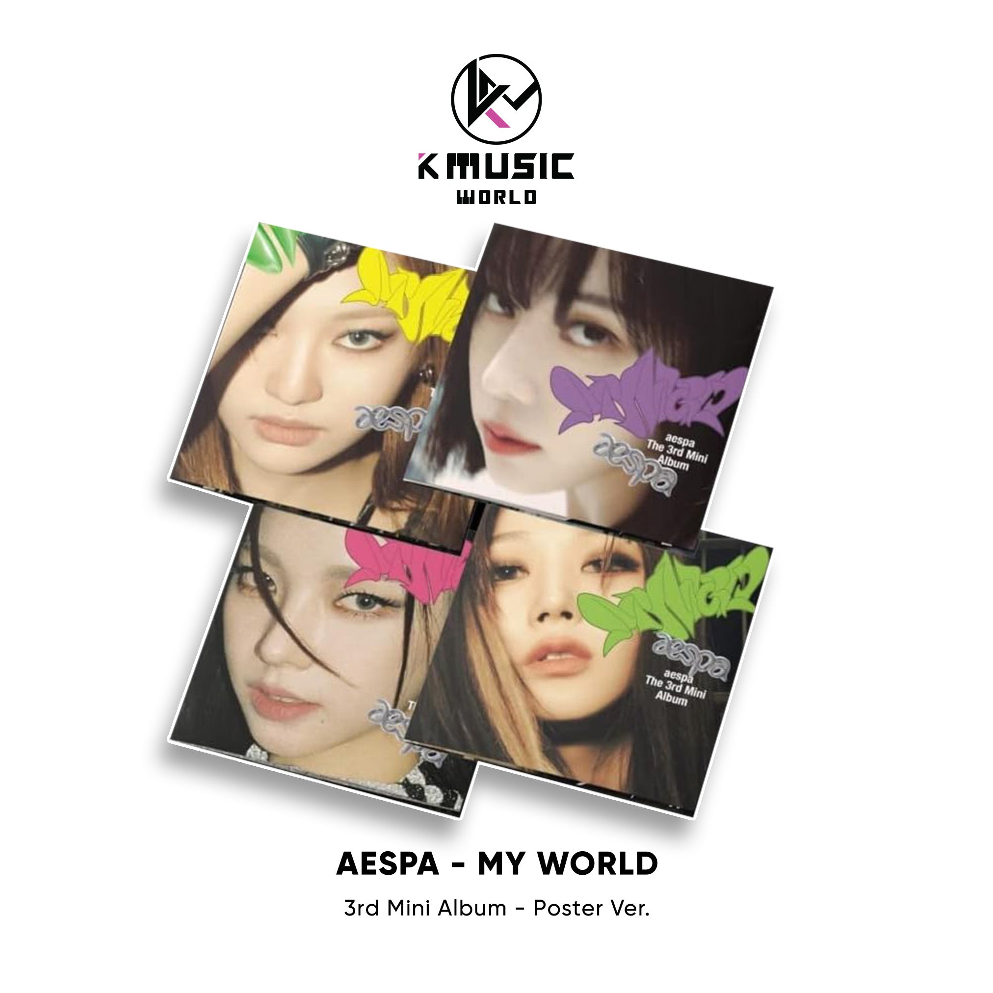 aespa - MY WORLD [3rd Mini Album - Poster Ver.] – K-Music World