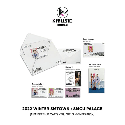 2022 Winter SMTOWN: SMCU PALACE [Guest. Girls' Generation - Membership Card Ver.]