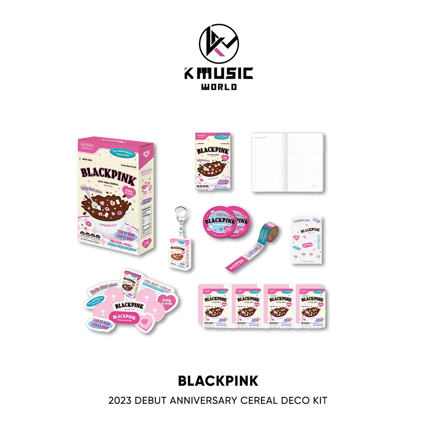 BLACKPINK - Official Goods [2023 Debut Anniversary Cereal Deco Kit]