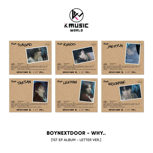 BOYNEXTDOOR - WHY.. [1st EP Album - Letter Ver.]
