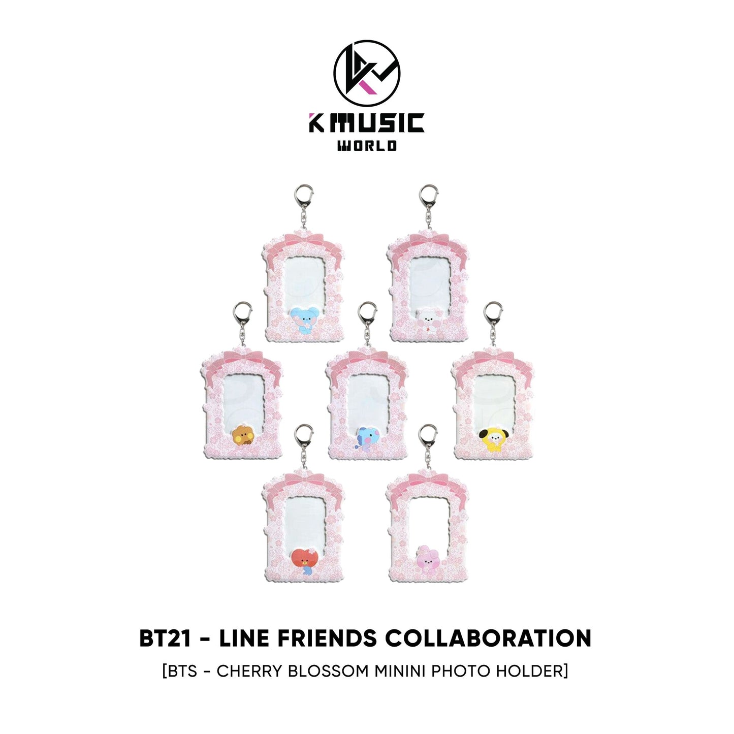 BT21 - Line Friends Collaboration [Cherry Blossom Minini Photo Holder]