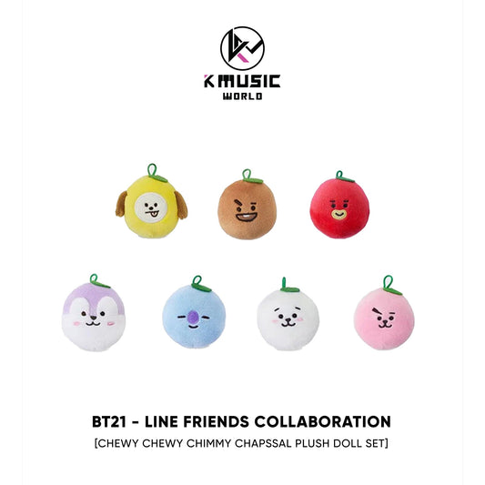 BT21 - Line Friends Collaboration [Chewy Chewy Chimmy Chapssal - Plush Doll Set]