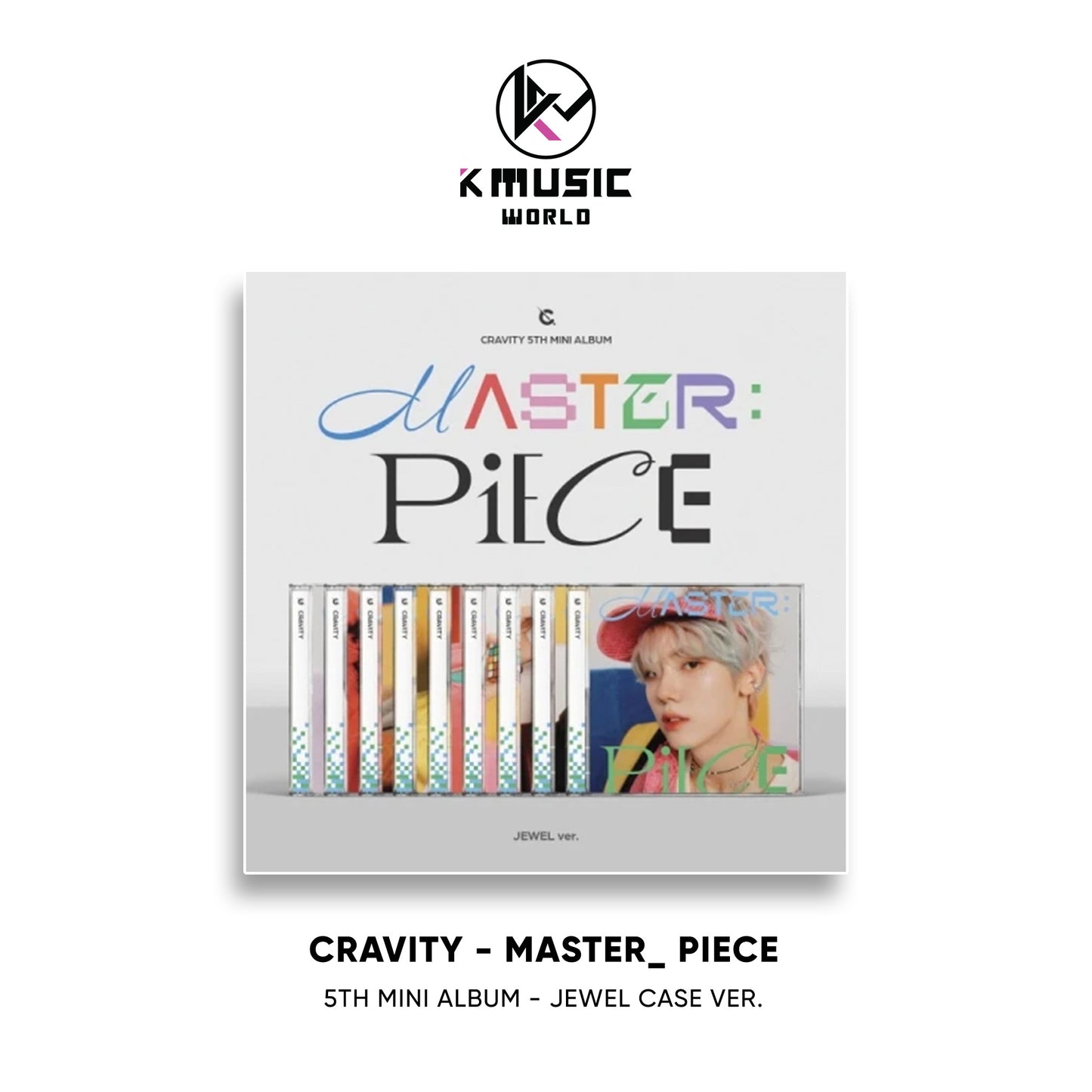 CRAVITY - MASTER : PIECE [5th Mini Album - Jewel Case Ver.]