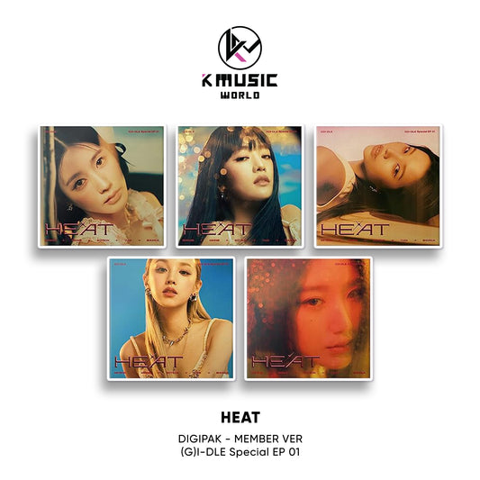 (G)I-DLE - HEAT [Special Album - Member Digipack Ver.]