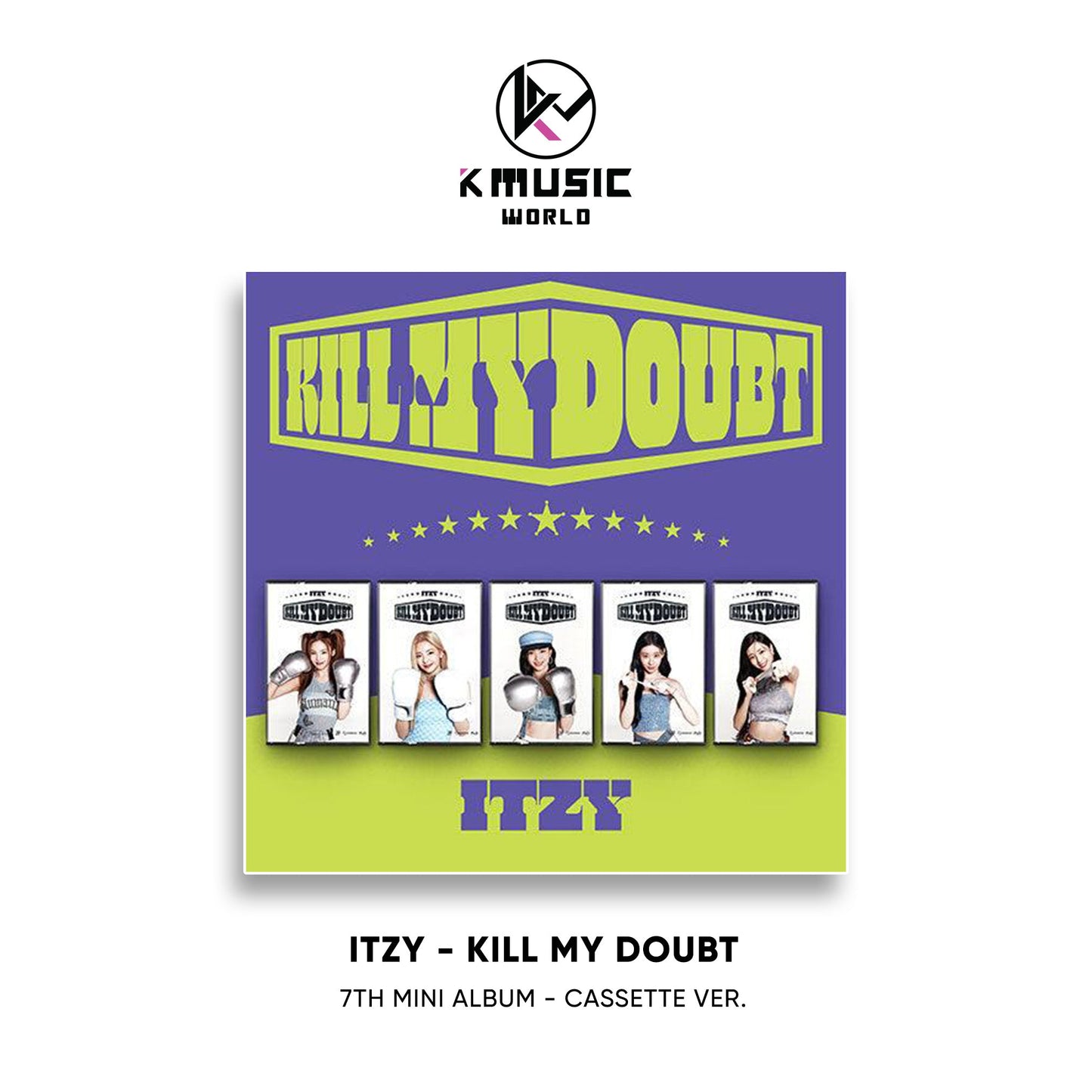 ITZY - KILL MY DOUBT [7th Mini Album - Cassette Ver.]
