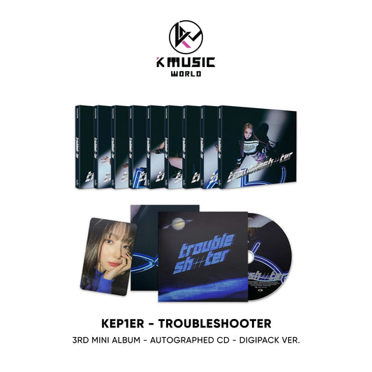 Kep1er - TROUBLESHOOTER [3rd Mini Album - Digipack Ver.] AUTOGRAPHED CD