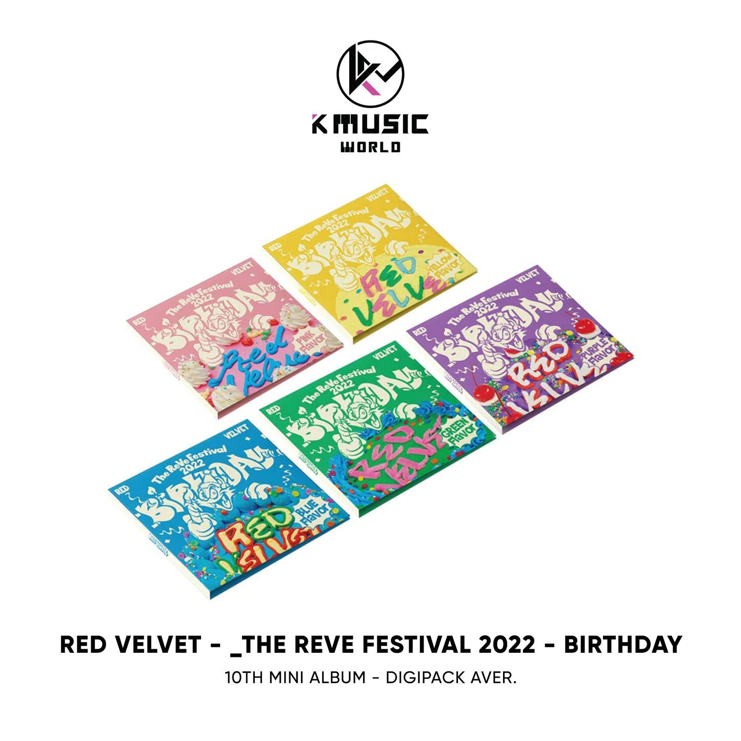 Red Velvet - 'The ReVe Festival 2022 - Birthday' [10th Mini Album - Digipack Ver.]