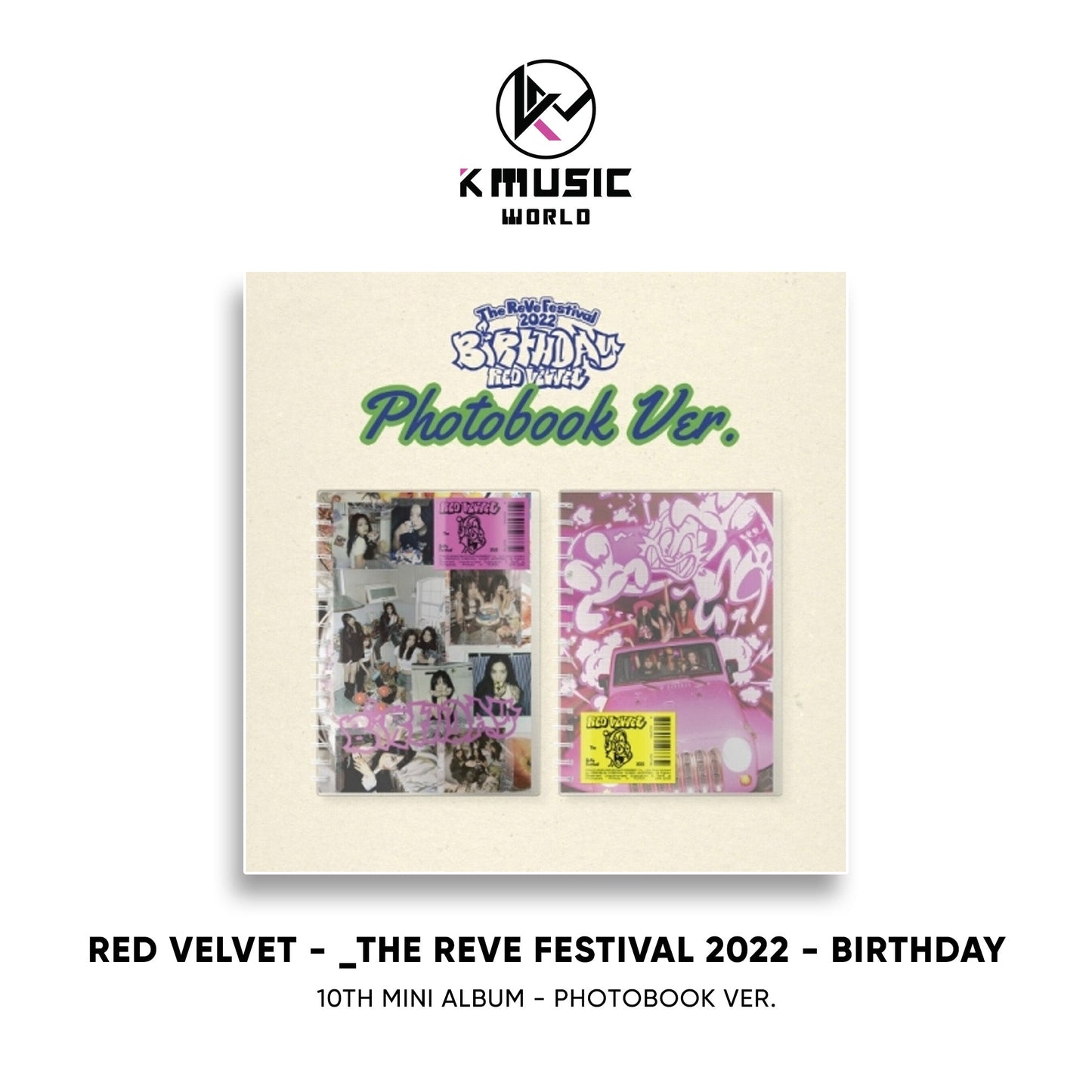 Red Velvet - The ReVe Festival 2022: Birthday [10th Mini Album - Photobook Ver.]