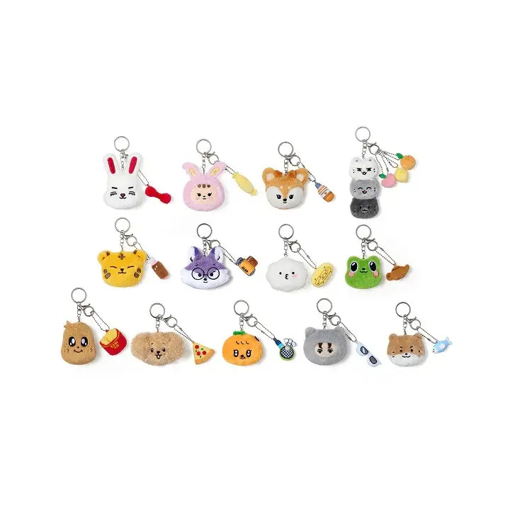 Seventeen - Miniteen 2nd Official Merchandise - Face Plush Keyring