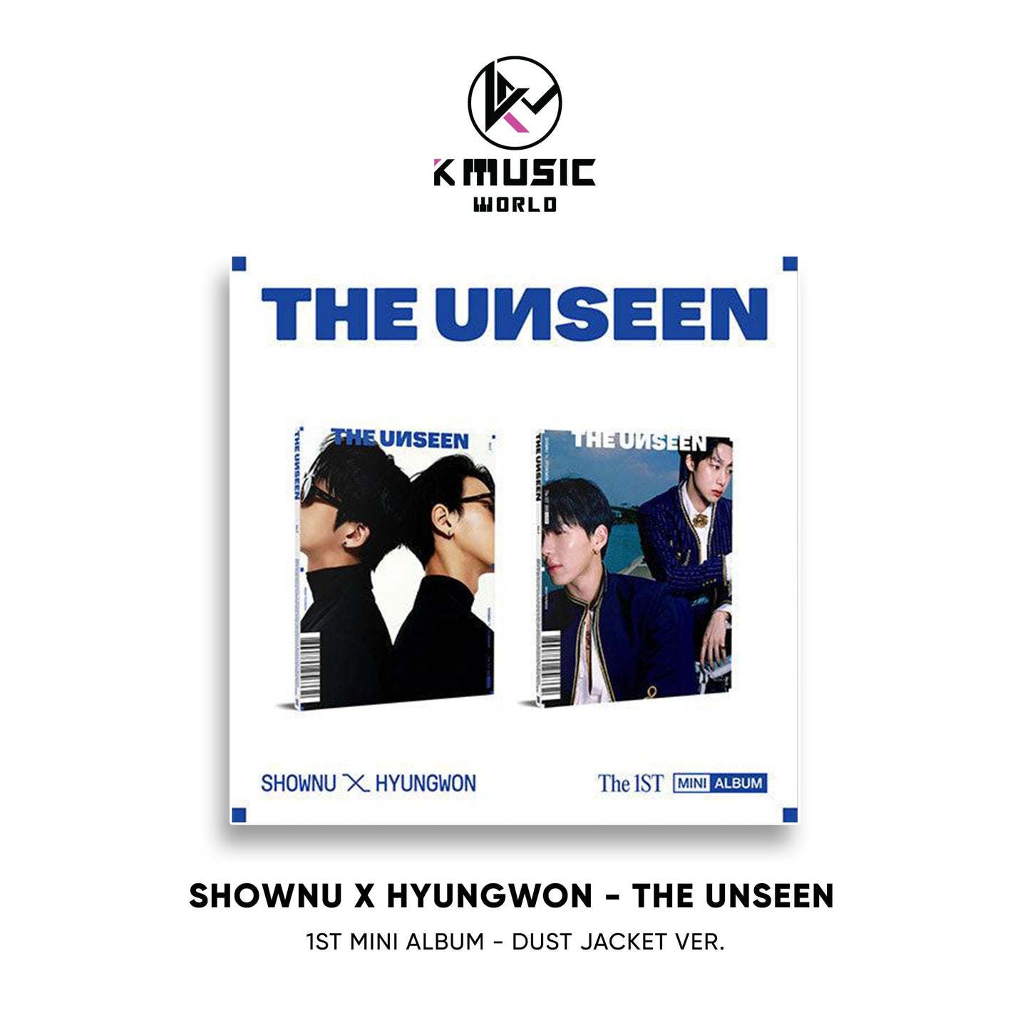 Shownu X Hyungwon - The Unseen [1st Mini Album - Dust Jacket Ver.]