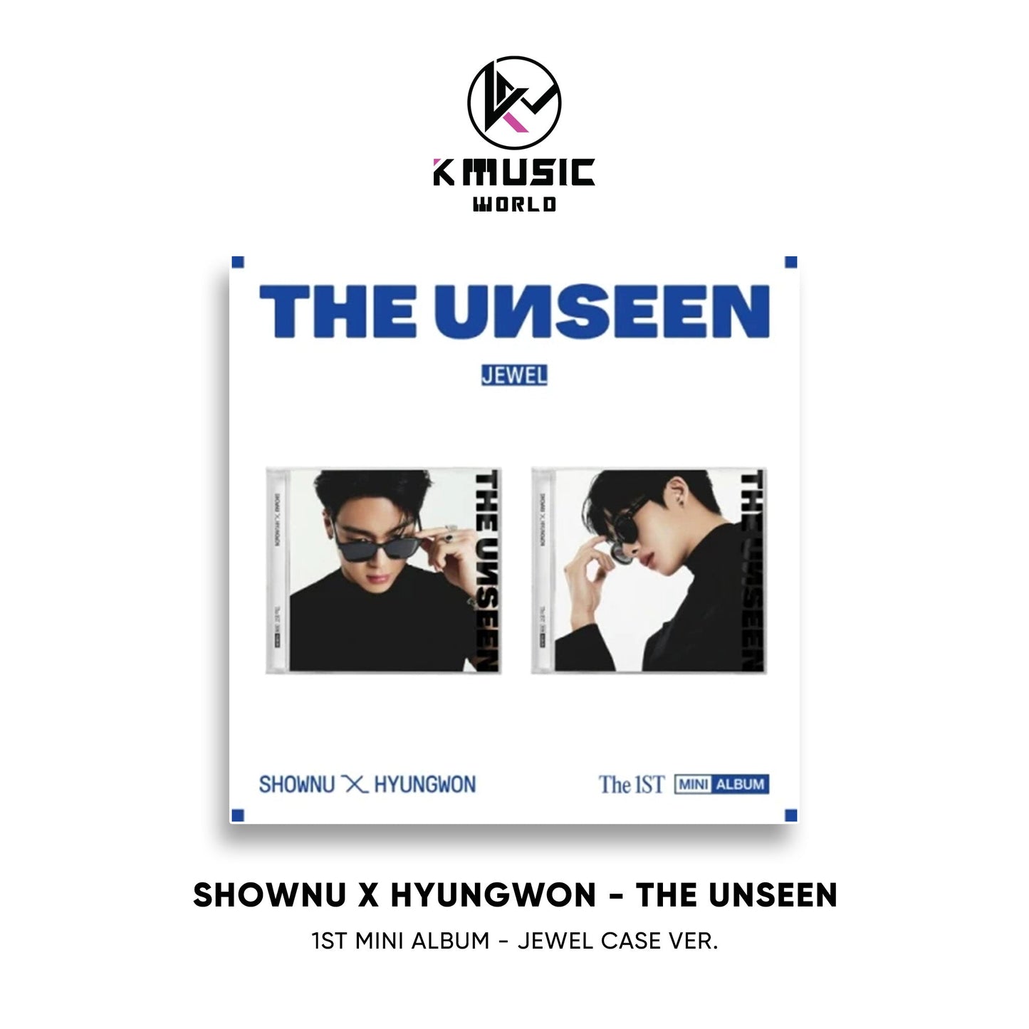 Shownu X Hyungwon - The Unseen [1st Mini Album - Jewel Case Ver.]