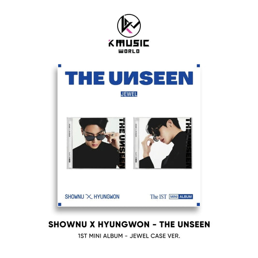 Shownu X Hyungwon - The Unseen [1st Mini Album - Jewel Case Ver.]