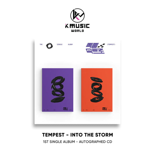 TEMPEST - Into The Storm [1st Single Album] AUTOGRAPHED CD