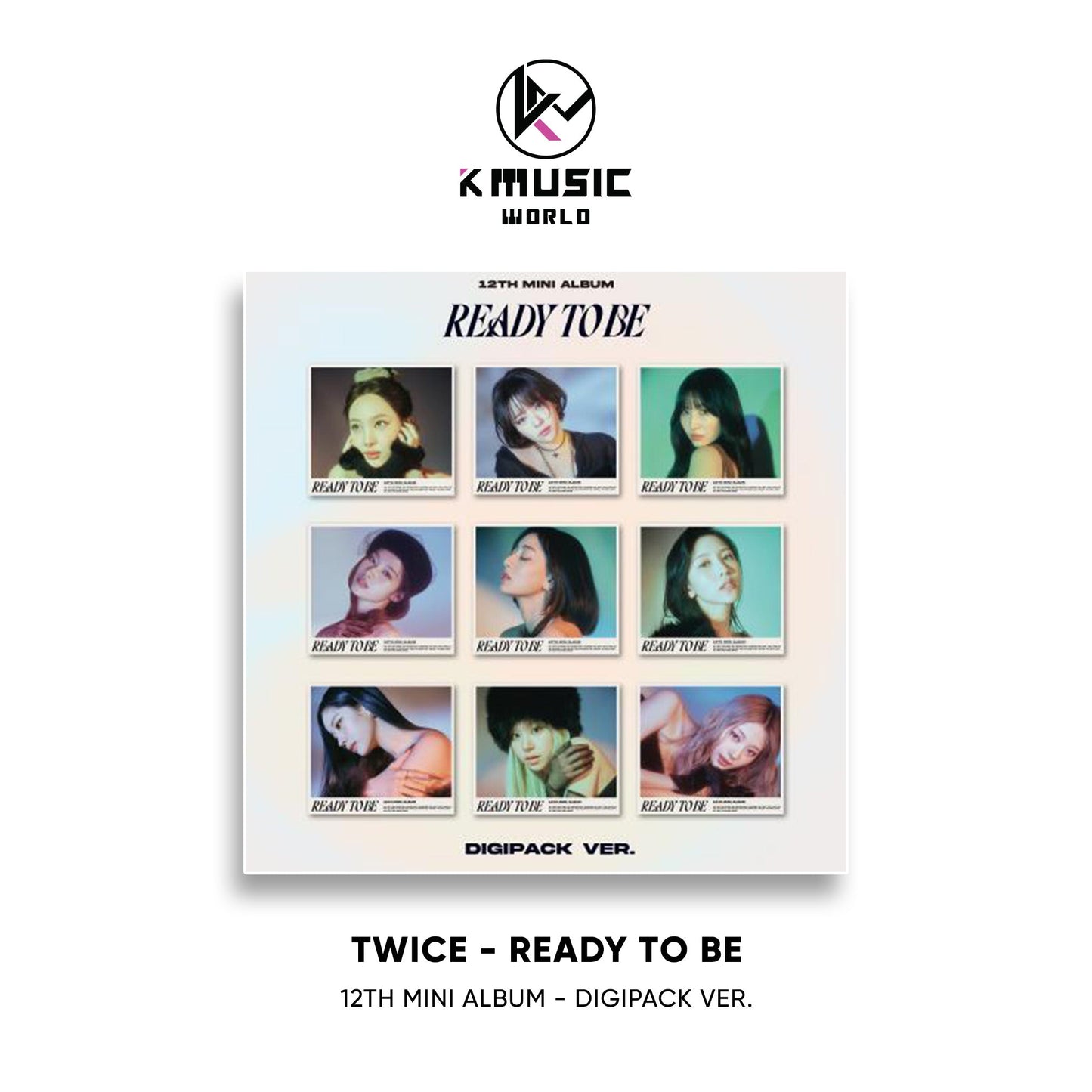 TWICE - Ready To Be [12th Mini Album - Digipack Ver.]